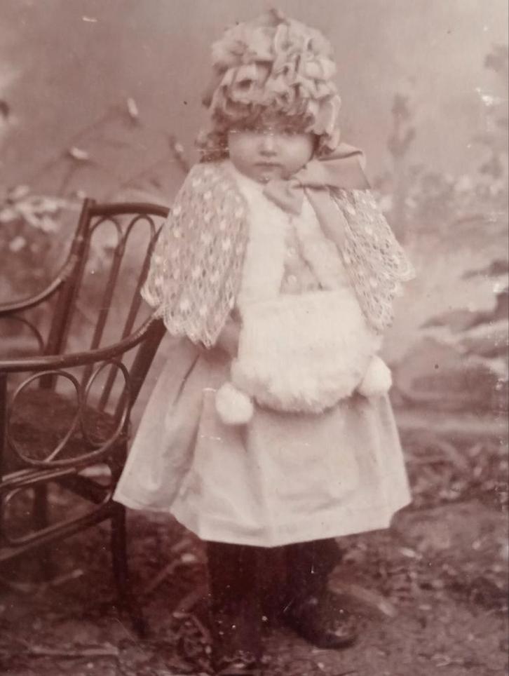 Oude CDV kabinetfoto Photografisch gezelschap Amsterdam, Verzamelen, Foto's en Prenten, Ophalen of Verzenden