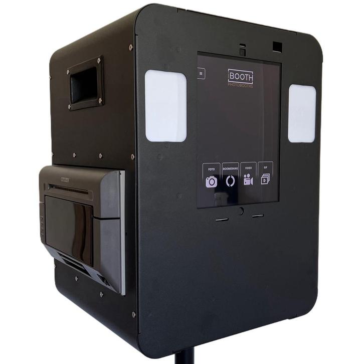 Te koop Photobooth paal incl printer, compleet, Hobby en Vrije tijd, Feestartikelen | Verhuur, Zo goed als nieuw, Ophalen
