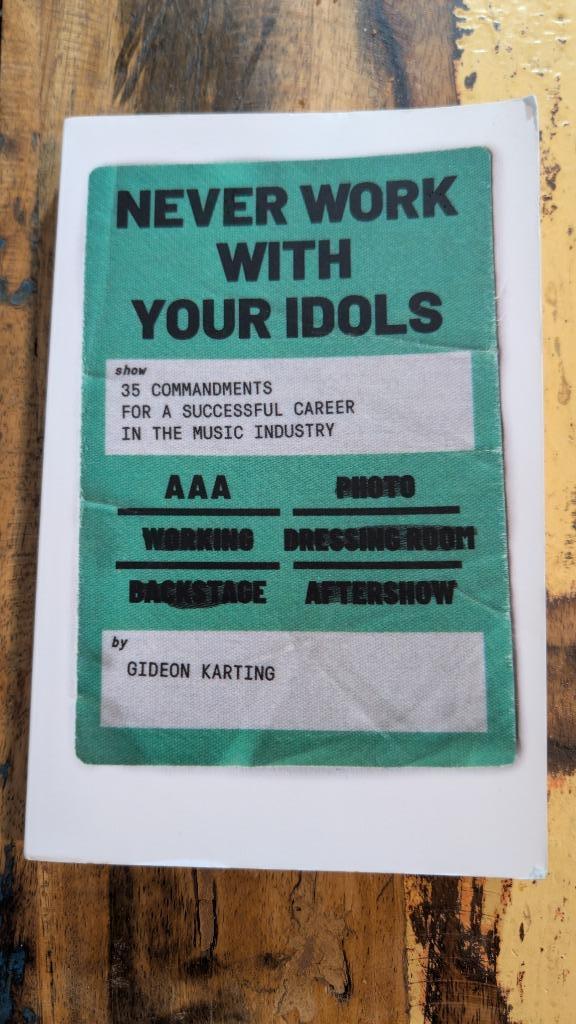 Never Work With Your Idols – Gideon Karting, Boeken, Overige Boeken, Zo goed als nieuw, Ophalen of Verzenden