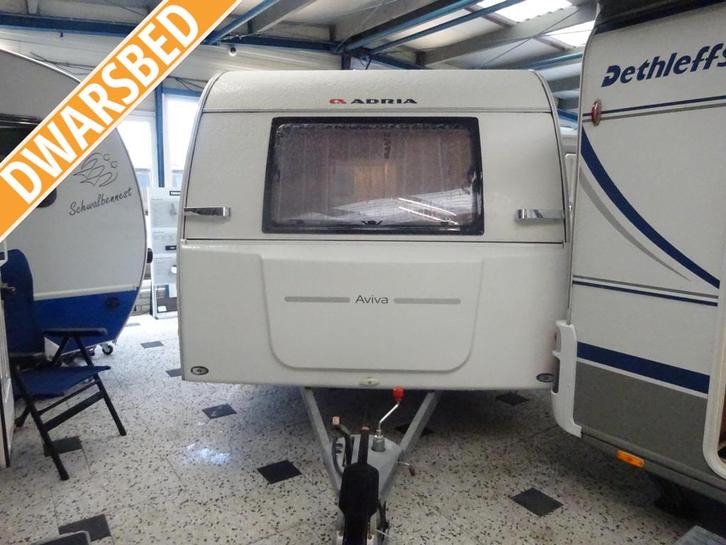 Adria Adiva 442 PH #TOPSTAAT#, Caravans en Kamperen, Caravans, Bedrijf, tot en met 4, 750 - 1000 kg, Overige, Adria, Dwarsbed