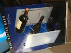 Glazen wijnrek voor 9 flessen. Voor 9 flessen, nieuw., Huis en Inrichting, Woonaccessoires | Wijnrekken, Minder dan 50 cm, Nieuw