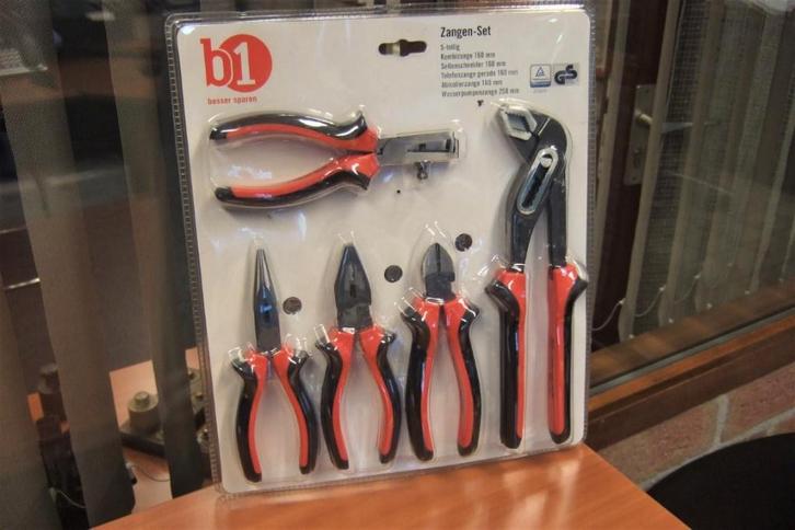 5- delige tangenset, Doe-het-zelf en Verbouw, Gereedschap | Handgereedschap, Ophalen