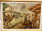 Historische schoolplaat Romeinse legerplaats, Ophalen of Verzenden, Geschiedenis