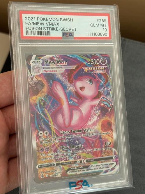 MEW PSA 10 (FST 269), Hobby en Vrije tijd, Verzamelkaartspellen | Yu-gi-Oh!, Zo goed als nieuw, Losse kaart, Ophalen of Verzenden