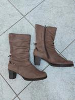 Laarzen leer Gabor Maat 6 / 39 grijs bruin uitneembare zool, Kleding | Dames, Schoenen, Overige kleuren, Lage of Enkellaarzen