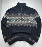 CMP Trui Noors Patroon XL Zwart Gevoerd Winter, Ophalen of Verzenden, Zo goed als nieuw, Maat 56/58 (XL), Zwart