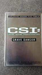DVD CSI seizoen 5 grave danger steelcase Quentin Tarantino, Vanaf 12 jaar, Ophalen of Verzenden, Zo goed als nieuw, Thriller