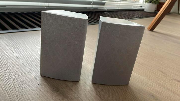 2x mini vintage geluidbox-jes grijs, Audio, Tv en Foto, Luidsprekers, Zo goed als nieuw, Overige typen, Minder dan 60 watt, Overige merken