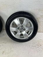 Originele Volkswagen Lupo Polo velgen 14" 4x100 zomerset 6mm, Niet ingevuld, 14 inch, Gebruikt, Banden en Velgen