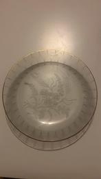 Heye Filigran Glazen Servies met Gouden Rand, Ophalen of Verzenden, Zo goed als nieuw, Rond, Glas