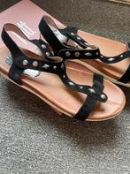 Zwarte sandalen merk Pitt nieuw in de doos, maat 41, Zwart, Zo goed als nieuw, Pitt, Sandalen of Muiltjes
