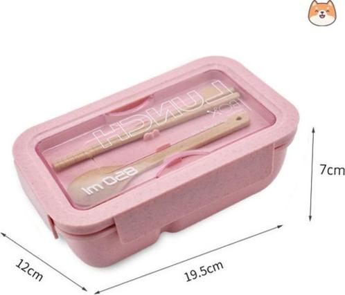 Roze Bento Boxes (5x), Diversen, Schoolbenodigdheden, Zo goed als nieuw, Ophalen of Verzenden