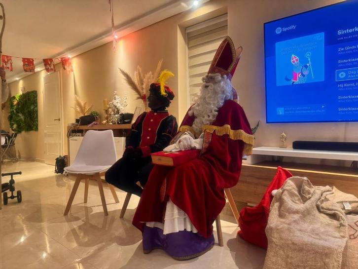 Sinterklaas en Piet in Purmerend, Landsmeer of Oostzaan, Diversen, Sinterklaas, Zo goed als nieuw, Ophalen of Verzenden