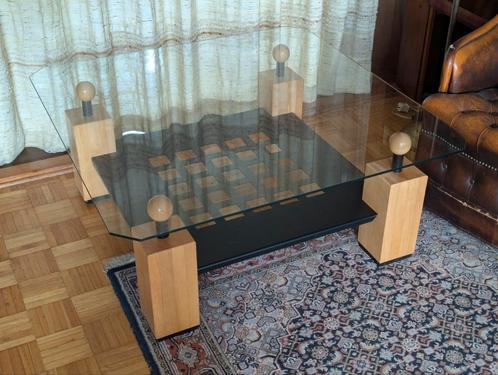 Designer tafel: Memphis stijl salontafel, Huis en Inrichting, Tafels | Salontafels, Gebruikt, Minder dan 50 cm, 50 tot 100 cm