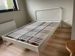 IKEA bed, Ophalen, Gebruikt, Wit, Tweepersoons