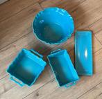 Servies Albert Heijn & Appolia - turquoise, Ophalen of Verzenden