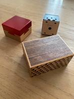 Handgemaakte Japanse Puzzeldoosjes - Puzzlebox - Karakuri, Hobby en Vrije tijd, Denksport en Puzzels, Overige typen, Minder dan 500 stukjes