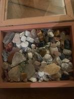 Bakje edelstenen, Verzamelen, Mineralen en Fossielen, Ophalen of Verzenden