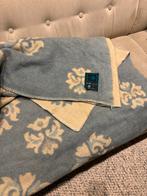 Vintage wollen kleed Vroom & Dreesman, Gebruikt, Blauw, Vintage, 200 cm of meer