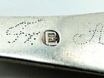 Zilveren lepel met granaat, Erdmann, Wilster, 1830, Verzenden, Zilver