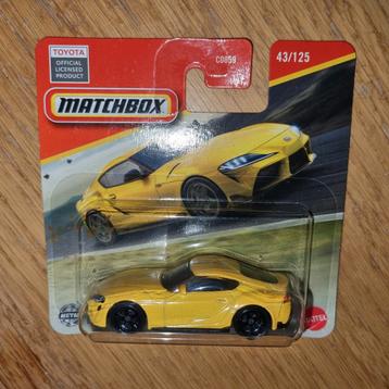 605 - Matchbox Toyota GR Supra in verpakking.  beschikbaar voor biedingen