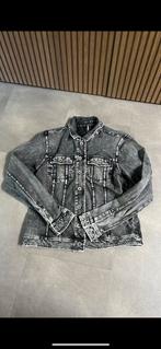 Eksept spijkerjasje met print maat L, ., Zwart, Ophalen of Verzenden, Zo goed als nieuw