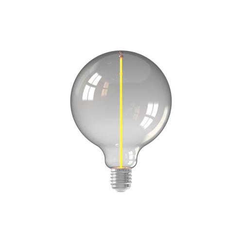 Calex Magneto LED Lamp – E27 – G125 – Titanium, Huis en Inrichting, Lampen | Losse lampen, Nieuw, Led-lamp, Minder dan 30 watt