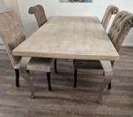 Eettafel af te halen voor €75, Huis en Inrichting, Tafels | Eettafels, Zo goed als nieuw, Vijf personen of meer, Rechthoekig, 50 tot 100 cm