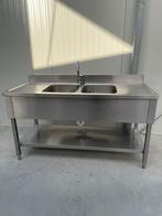 Horeca rvs spoeltafel wastafel aanrecht keukenblok spoelbak, Huis en Inrichting, Keuken | Keukenelementen, Ophalen of Verzenden