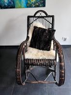 Antieke schommelstoel rotan, Ophalen