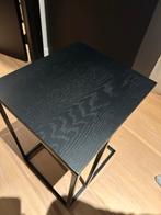 Zwart Bijzettafeltje, Ophalen, Minder dan 45 cm, Minder dan 55 cm, Gebruikt