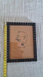 Vintage Hermanus Heuft Tekening in Lijst, Ophalen of Verzenden