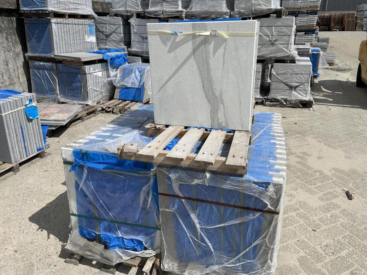 LOW BUDGET terrastegels 60x60 Leyo Carrara, Tuin en Terras, Tegels en Klinkers, Nieuw, Terrastegels, Beton, 10 m² of meer, Gecoat