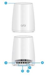 Netgear Orbi Satelliet RBS40 Wifi-5, Refurbished, Nvt, Nvt, Nvt