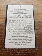 Hille Anna 1844 Zandberg 1928 Munstersche Veld x Kloppenburg, Ophalen of Verzenden, Bidprentje