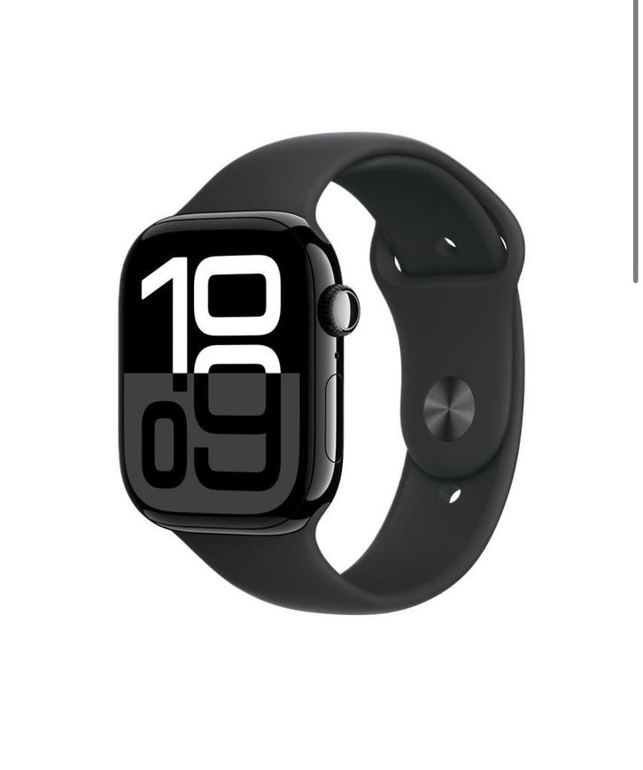 APPLE Watch Series 10 GPS + Cellular 46mm Black geseald, Sieraden, Tassen en Uiterlijk, Smartwatches, Nieuw, iOS, Zwart, GPS, Ophalen of Verzenden