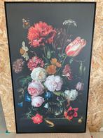 Canvas met bloemen, Huis en Inrichting, Woonaccessoires | Schilderijen, Tekeningen en Foto's, Ophalen, 75 cm of meer, 50 tot 75 cm