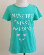 H & M heel leuk groen t-shirt met print mt. 134/140, Kinderen en Baby's, Kinderkleding | Maat 134, Meisje, Ophalen of Verzenden