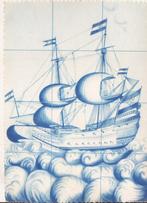 Tegeltableau uit 1625 Museum van Kunstgeschiedenis Schip, Verzamelen, Ophalen of Verzenden, 1940 tot 1960, Ongelopen, Cultuur en Media