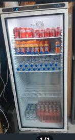 Koelkast met glazen deur, Witgoed en Apparatuur, Koelkasten en IJskasten, Zonder vriesvak, 200 liter of meer, Zo goed als nieuw