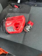 Milwaukee C12 C Accu Oplader met Accu, Ophalen of Verzenden, Gebruikt