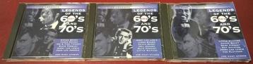 6 cd's serie All Time Legends of the 60's and 70's 1997  beschikbaar voor biedingen