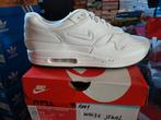 Nike air max 1 nieuw maat 45, Ophalen of Verzenden, Nieuw, Wit