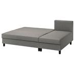 Grijze modulaire slaapbank, Tweepersoons, Ophalen of Verzenden, Zo goed als nieuw, Overige maten