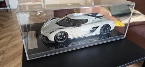 Koenigsegg Jesko Absolut 1:18 FrontiArt Battle Grey 228/999, Hobby en Vrije tijd, Modelauto's | 1:18, Zo goed als nieuw, Auto