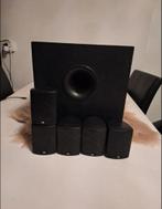 JBL SCS 75 5.1 Speakerset + Versterker & Kabels, Audio, Tv en Foto, Gebruikt, 70 watt of meer, 5.1-systeem, Overige spelers