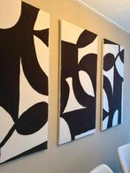 Muurdecoratie (wanddoeken bruin beige) japandi stijl, Ophalen