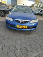 Mazda 6 1.8 Sedan 2008 Blauw voor onderdelen of export, Auto's, 65 €/maand, Stof, 1280 kg, 4 cilinders