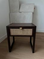 rotan nachtkastjes – set van 2 – zo goed als nieuw, Huis en Inrichting, Slaapkamer | Nachtkastjes, Ophalen of Verzenden, Zo goed als nieuw