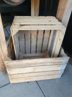 Houten fruit kisten - veiling krat - hout - kist, Ophalen, Minder dan 50 cm, Minder dan 50 cm, Zo goed als nieuw